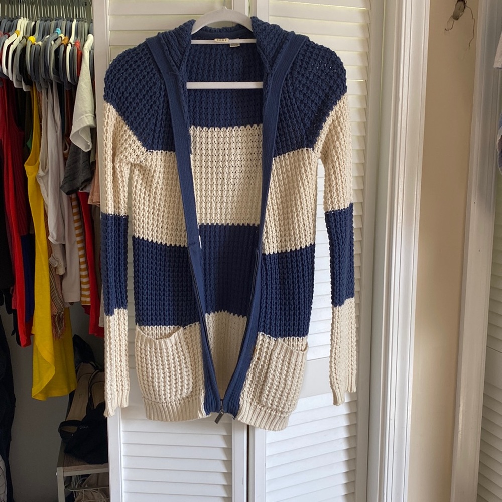 Cute long cardigan- super cozy and stylish for day or evenings.